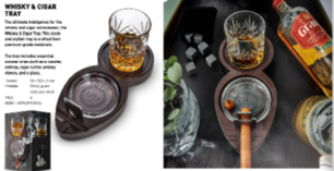 Whisky & Cigar Tray