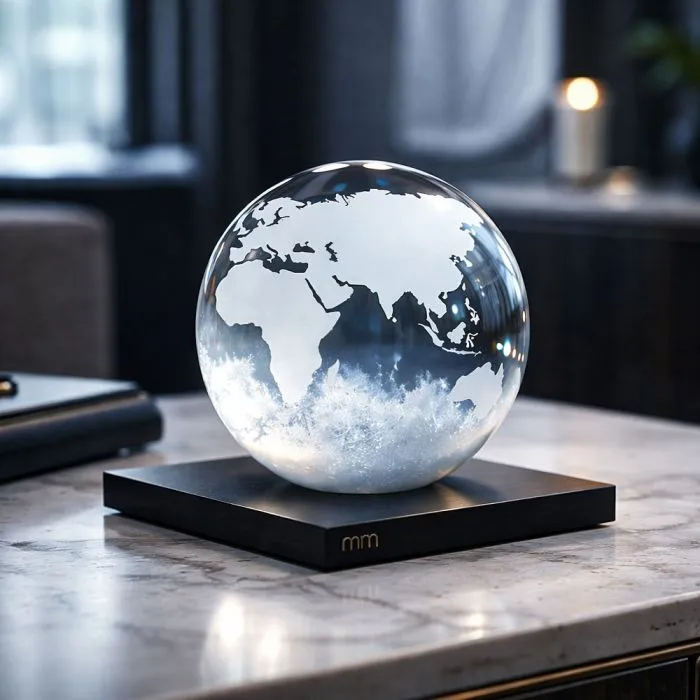 Earth Storm Glass