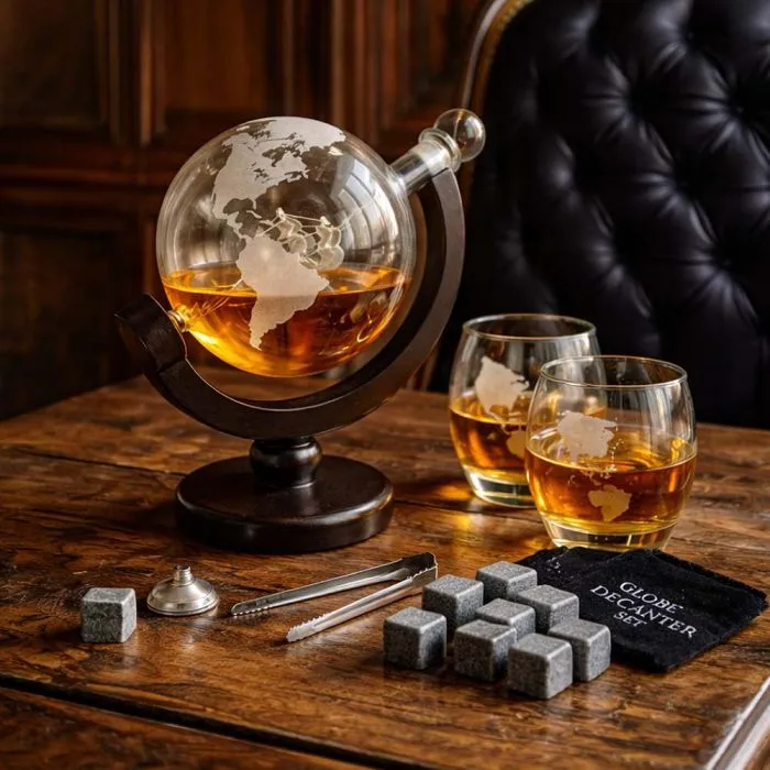 Globe Decanter Set